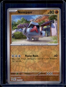 Nosepass SV06: Pokémon Mascarada Crepúsculo 101/167 Holograma Inverso Casi Nuevo+ - Imagen 1 de 2