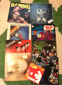 10 lp lot JUNK BEATER SCRATCHED WARPED Supergroup 45 DAMNED FELT ZAPPA JELLYFISH - Picture 1 of 24