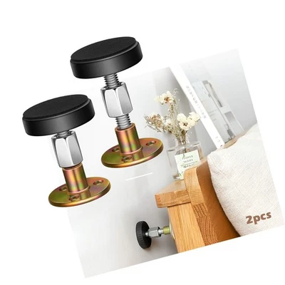 Tapones de Cabecero para Pared, Marco de Cama de Hierro Ajustable Herramienta Antivibración, Fácil... Foto 1 de 4