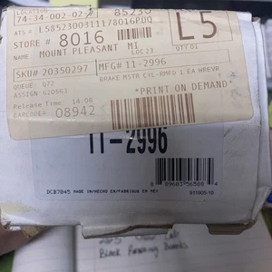 Fits 99-00 Lexus RX300, Reman Brake Master Cylinder, OEM Part #11-2996 - Picture 1 of 9