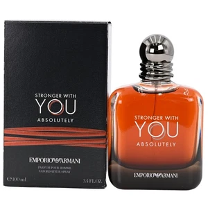 Stronger With You Absolutely by Giorgio Armani men EDP 3.3 / 3.4 oz New in Box - Picture 1 of 7