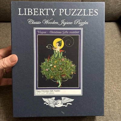 Puzzle Liberty in legno 481 pezzi, NUMERO REGALI DI NATALE VOGUE, completo - Immagine 1 di 4