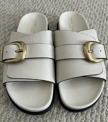 Marc Fisher LTD Hattie Slide Sandal Size 11 NEW   Ivory - Image 1 of 4