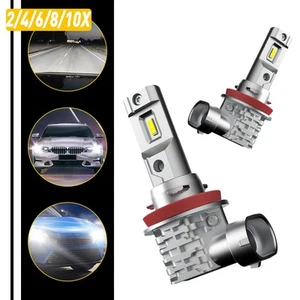 2-10x 30W H11 H8 16000LM LED Headlight Fog Light Car Bulbs Lamp Replace White - Picture 1 of 14
