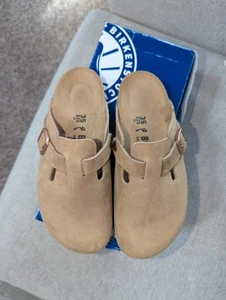 Birkenstock Boston BS EU 35 Women's 4 Youth 4 UK 2.5 Oiled Leather Tobacco Brown - Picture 1 of 9
