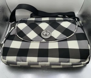 baggallini Woman’s Crossbody Checkered Medium Multi-Pocket RIFD Purse/ Bag - Picture 1 of 6