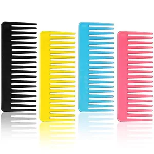 4PCS Wide Tooth Hair Comb for Curls Women - Large Hair Detangling Combs for - Picture 1 of 8