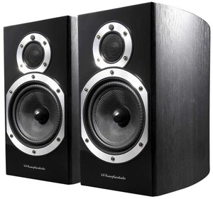 Wharfedale Bookshelf Speakers - Diamond 10.1 Black Wood Stand Mount Loudspeakers - Picture 1 of 23