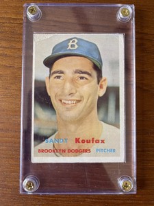 1957 Topps Set Break #302 Sandy Koufax Sealed Case