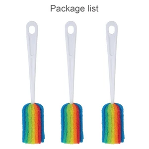 3PCS Cleaning Brush Bottle Scrubbers Sponge Cleaner for Coffee Glasses Washing c - Picture 1 of 6