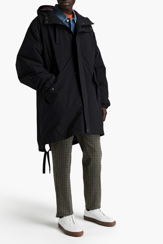 RRP €810 ACNE STUDIOS Parka Cappotto IT46 US36 S Imbottito Nero con Cappuccio