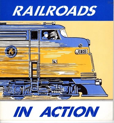 RAILROADS IN ACTION - A PICTURE BOOK OF THE AMERICAN RAILROADS - 1968 - Image 1 of 4