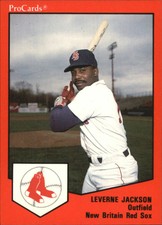 1989 New Britain Red Sox ProCards Leverne Jackson Bethune South Carolina SC Card