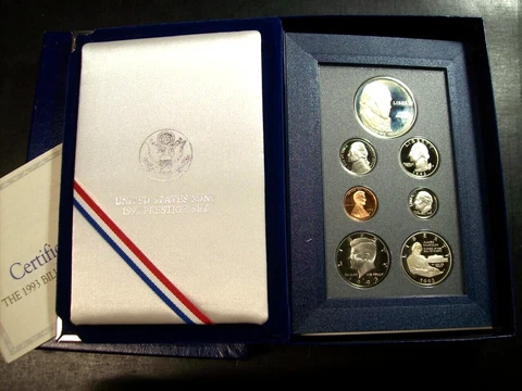 1993 U.S. Mint Prestige Proof Set w/ case, box & COA       SN4258 Cover