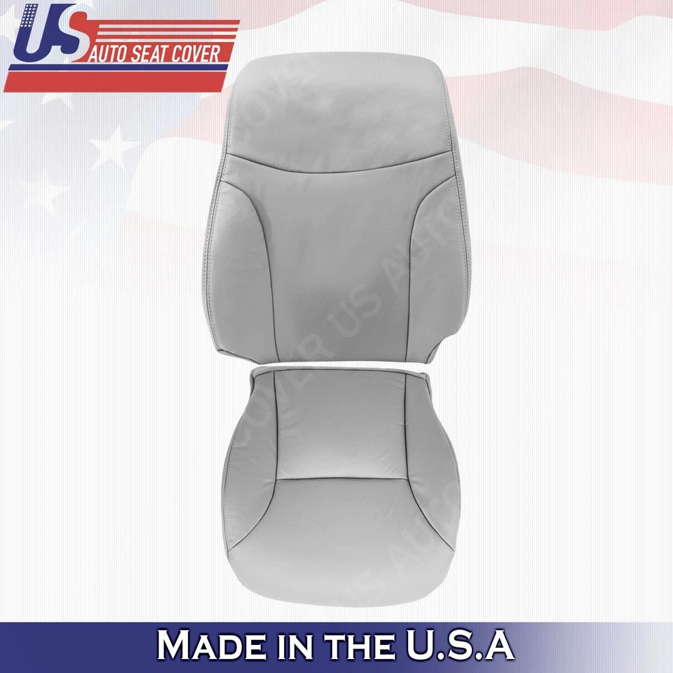 For 2002 2003 2004 2005 2006 Lexus ES330 Driver Top Bottom Leather Cover Gray - Image 1 of 4