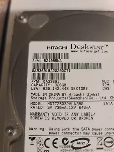 Hitachi Deskstar 320GB SATA HDD 7200RPM ***FULL OF RARE DOCUMENTARIES*** - Picture 1 of 3
