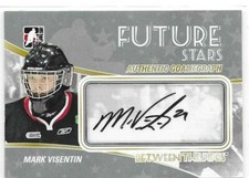 2010-11 ITG Between The Pipes Future Stars Mark Visentin Rookie Auto 