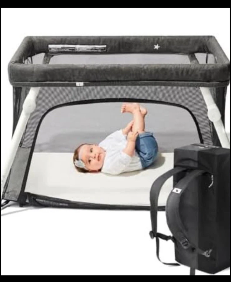 Travel Crib With Lightweight Backpack Design - Image 1 of 1