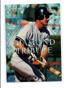 1996 Fleer Update Diamond Tribute #1 Wade Boggs