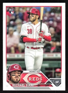 2023 Topps Michael Siani #654  Baseball Rookie Cincinnati Reds RC