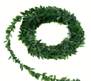 Guirnalda de boj 15 m guirnalda guirnalda de boj boj verde zarcillo hojas 2 - Imagen 1 de 1