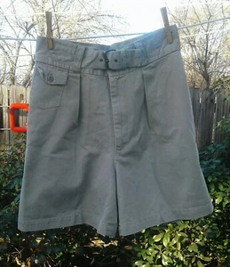 Vtg Ralph Lauren Country Shorts 6 Khaki 90s Preppy Belt Authentic Dry Good - Picture 1 of 12