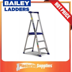 Bailey 0.9m 150kg Industrial Aluminium Platform Step Ladder FS14066 - Picture 1 of 5