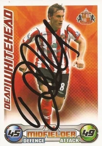 TARJETA COLECCIONABLE DEAN WHITEHEAD* FIRMADA SUNDERLAND 2008/2009 MATCH ATTAX + CERTIFICADO DE AUTENTICIDAD - Imagen 1 de 1