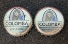 2 Capsules  kronkorken Bière  COLOMBA  CORSE    2 Différentes 