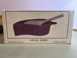 Red Chili Pepper Ceramic Salsa/Dip Serving Dish NEW - Picture 1 of 5