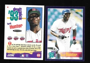1994 Score Torii Hunter ‘93 Draft Pick Rookie No. 640 - Picture 1 of 1