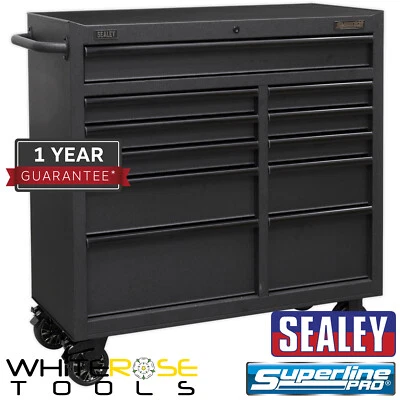 Sealey Rollcab 11 Drawer 1040mm with Soft Close Drawers Superline Pro  - Image 1 of 4