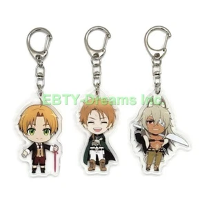 Set of 3 Jobless Reincarnation Acrylic Keychain Rudeus, Paul Greyrat, Ghislaine - Picture 1 of 2