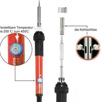 Electric Soldering Iron Gun Adjustable Temperature 60W Welding Tool 110V 220V d