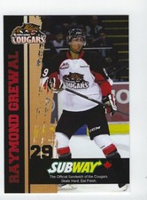 2012-13 Prince George Cougars (WHL) Raymond Grewal