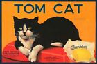 Tom Cat Lemon Label California Citrus Fruits USA Vintage Poster Repro FREE S/H