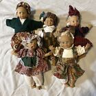 Poupées vintage Gloobee Bunch Hunter Penny Bailey Darcy Polly expressions NEUF