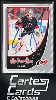 Cam Ward 2010-11 O-Pee-Chee #446 Carolina Hurricanes TTM/IP Signed Auto - Image 1 of 2