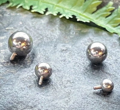 Body Jewelry Replacement Parts - 10pk Surgical Steel Internally Threaded Balls - Image 1 of 3