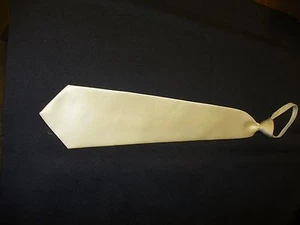 Corbata Pretied - Corbata con cremallera de marfil #60 - Imagen 1 de 1