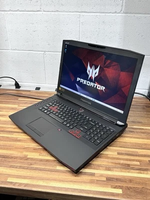 Acer Predator GX-792 i7-7700HQ GTX1080 16GB 256GB SSD 1TB HDD Win11 Pro - Image 1 of 4