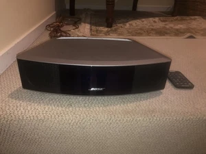 Bose Wave Radio IV AM/FM Radio Model 417788-Silver Black W/Remote - Picture 1 of 9