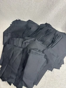 675 Black Cotton Quilting Fabric Strips Aprox. 2.75” X 7.75” Binding Strips - Picture 1 of 3