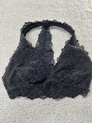 Sujetador grande Gilly Hicks Bralette encaje negro Foto 1 de 4
