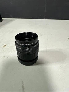 TV Lens F=50mm 1:1.4 Television Camera Lens with Cap - Picture 1 of 19