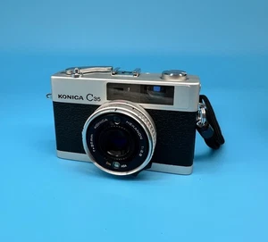 Konica C35 automatische analoge Kompaktkamera 35 mm Messsucher – getestet - Bild 1 von 11