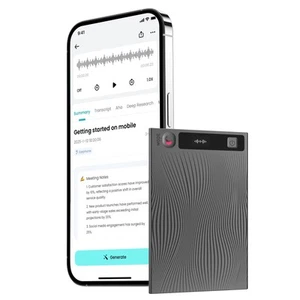 Grabadora de voz TicNote AI 64 GB de memoria grabadora de notas con estuche control de aplicación 100+La... - Imagen 1 de 9
