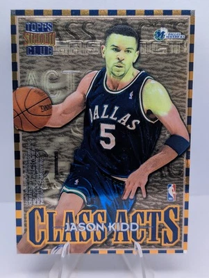 1996-97 Topps Stadium Club Jason Kidd Shareef Abdur-Rahim #CA6 Class Acts RC - Imagem 1 de 2
