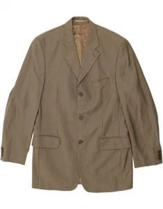 PIERRE CARDIN Mens 3 Button Blazer Jacket UK 40 Large Grey New Wool BV02 - Picture 1 of 5