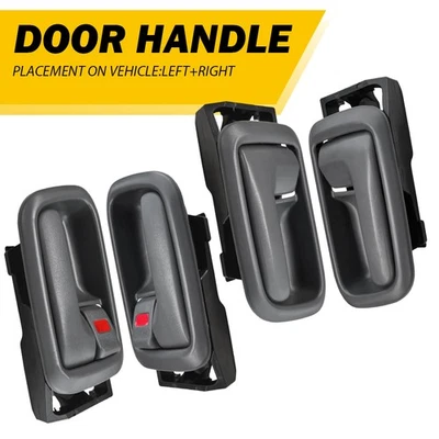 For 2000-2006 Toyota Tundra 4X Interior Door Handle Front Rear Left Right Gray Y - Изображение 1 из 4